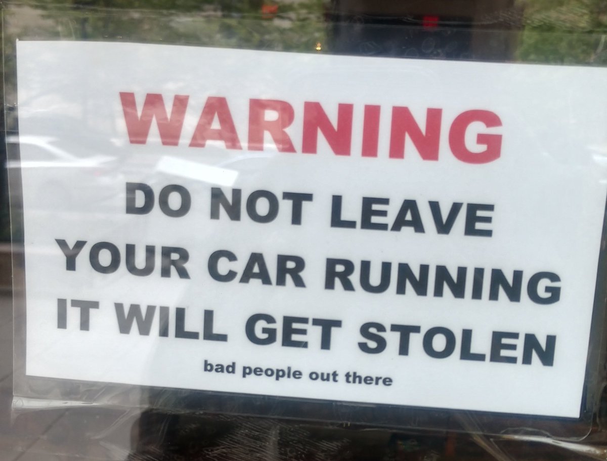 Food_Slinger's tweet photo. Don't leave your car running while doing deliveries. 
.
#deliverydriver #doordash #ubereats #caviar #amazonflex #fooddelivery #Grubhub #postmatesdelivery #ubereatsdelivery #dasher #foodcourier #dontleaveyourcarrunning #howtogetyourcarstolen #turnyourcaroff https://t.co/LSeJyquclo