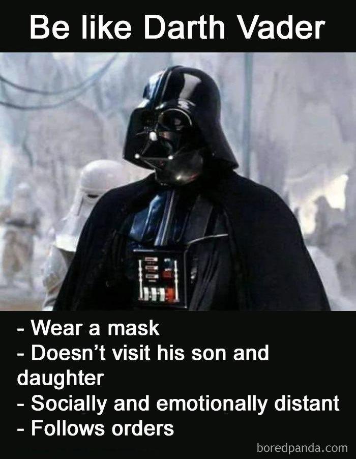 irishelt's tweet photo. #MayThe4thBeWithYou

#Covid_19

Darth Vader - the hero we need in 2020. 😉 https://t.co/4t86M73ZPD