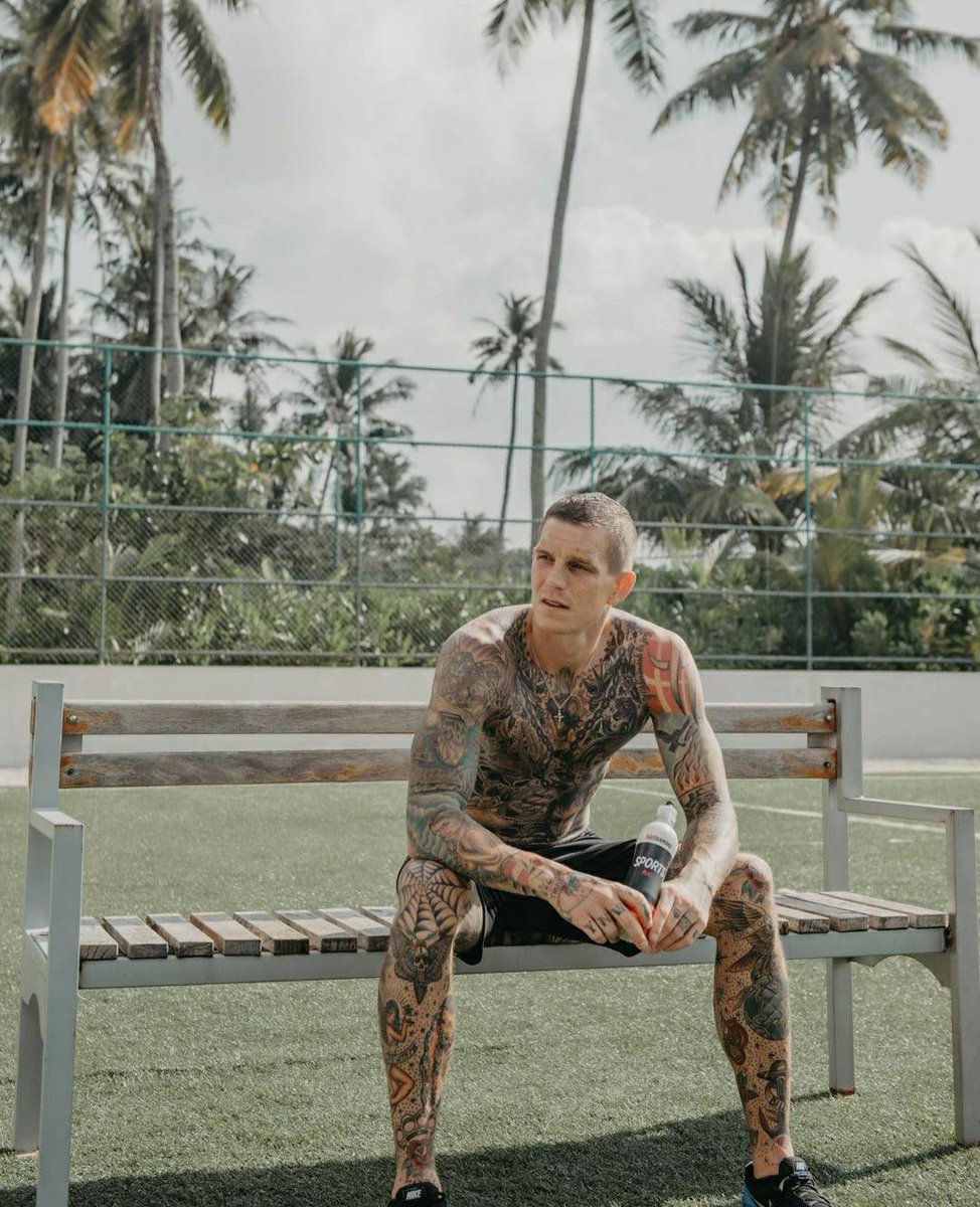 Mandatory Credit: Photo by BPI Shutterstock (3844097a) The Tattooed Body of Daniel  Agger of