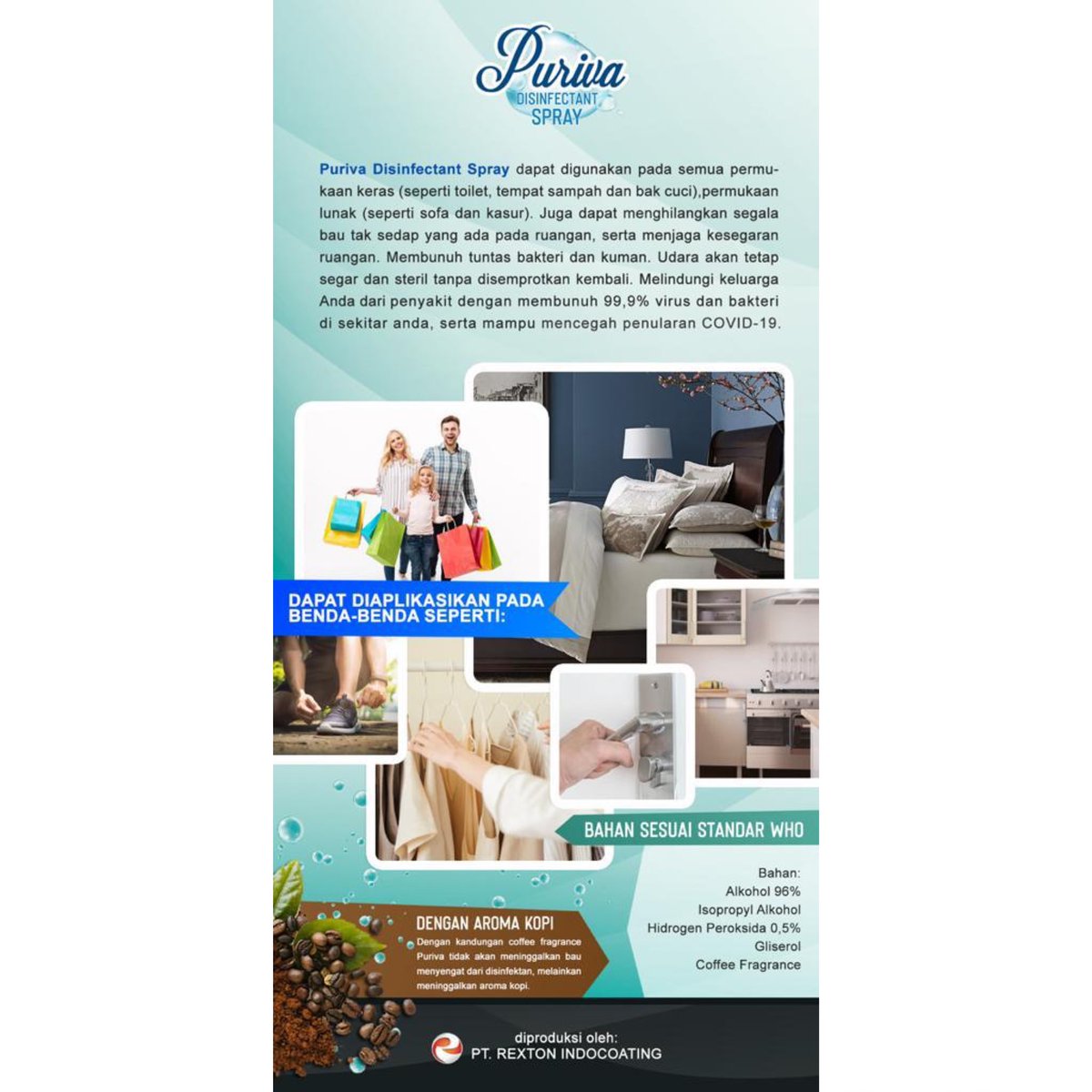 AknesWP's tweet photo. Grosir :
disinfectan spray yang praktis dan mudah digunakan. 
1 pcs :150.000/pcs
3pcs : 140.000/pcs
1karton(isi6pcs) : 130.000/pcs
2 karton (isi12pcs) : 120.000/pcs
ukuran 400ML
99,9% membunuh kuman!! https://t.co/w8J8bnQ3jl