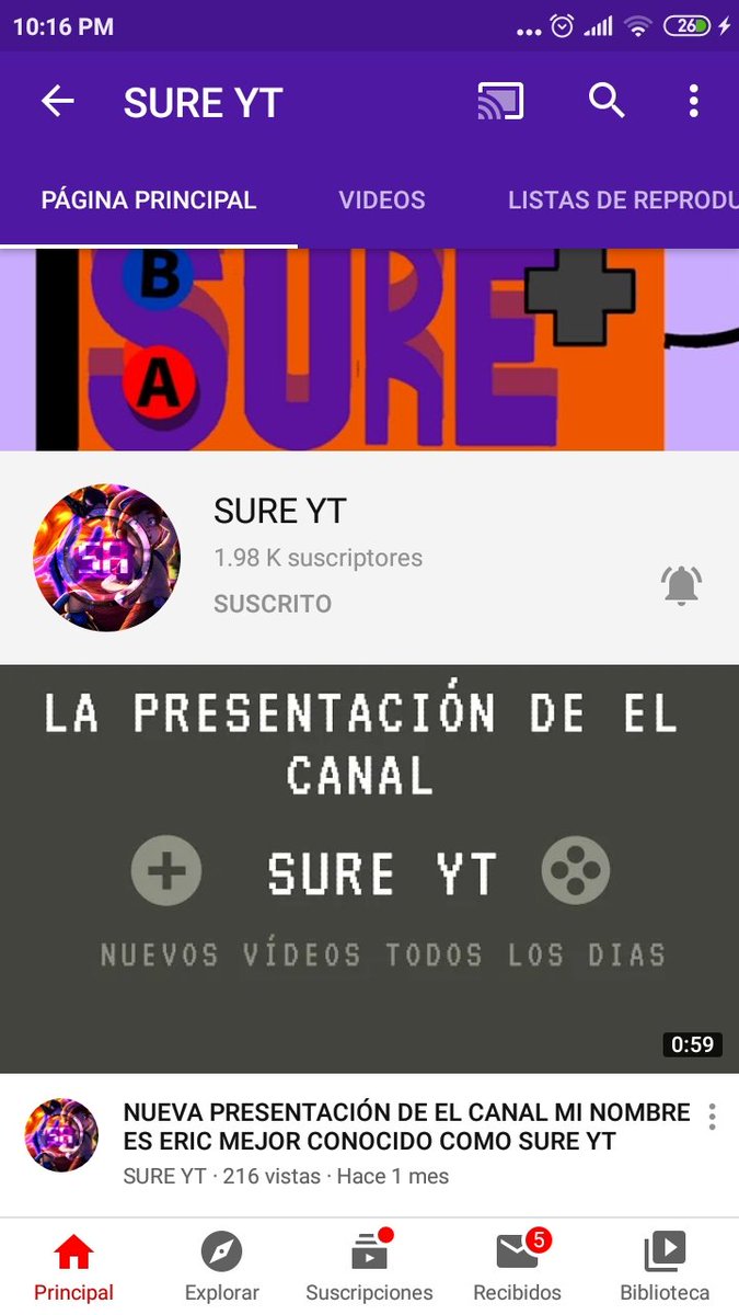 Hoy queremos felicitar a uno de nuestros veterenos del clan Sure YT quien cumple 2 años de subir videos a YouTube, sin duda el esfuerzo que le ha puesto a cada video y el ser constante poco a poco dan sus frutos. En hora buena Sure YT. ( por cierto pueden seguir su canal) 🤗🎉🎉