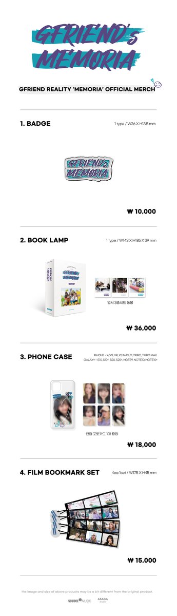 GFRIEND's MEMORIA ブックランプ GFRIEND's MEMORIA ブックランプ