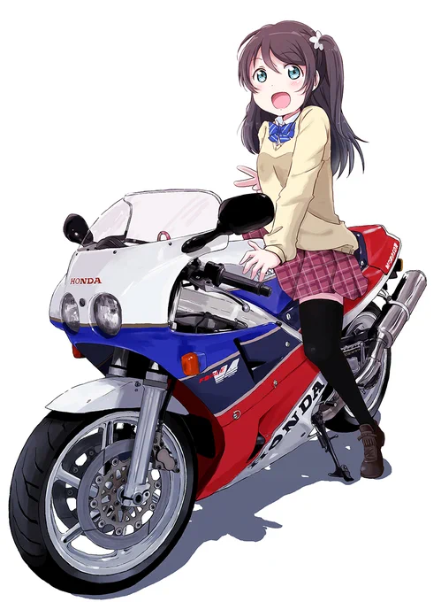 #V4の日
RC30にRC213V-S 