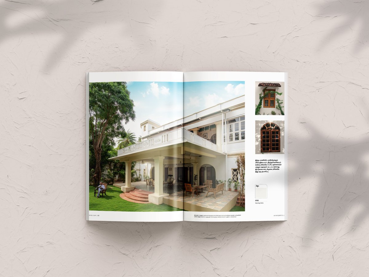 fpscreative's tweet photo. A brush with India’s leading paint brand:
Happy to have worked with India’s largest and Asia’s 3rd-largest paint company, Asian Paints, who chose us to do a colour tool for dealers &amp; contractors covering locally relevant house styles &amp; colour choices. https://t.co/A1h2zTwatR
