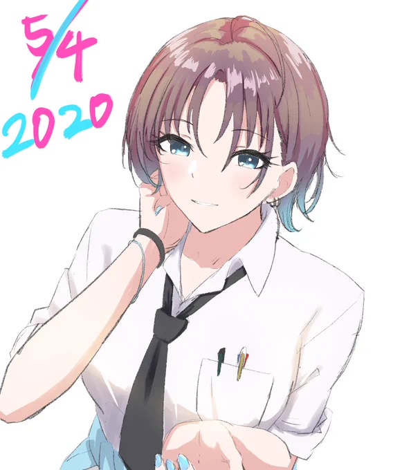 #浅倉透生誕祭2020 
#浅倉透
おめでとう透～透の好きなところは笑い方かな
あと急なSSRでびっくりさせないで 