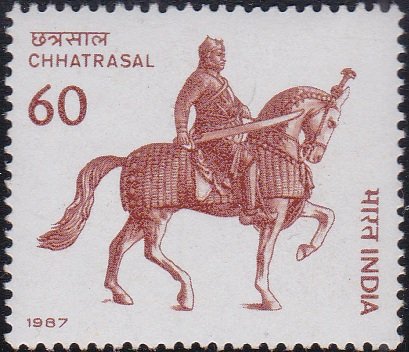 BJP_VINAYSHARMA's tweet photo. Imagination of the struggle of the Mughals in the nose, Vire Shiromani, Bundel Kesari, Kirti Kotati Naman on the birth anniversary of Maharaja Chhatrasal.
#Chatrasal https://t.co/VXNbFsUyLp