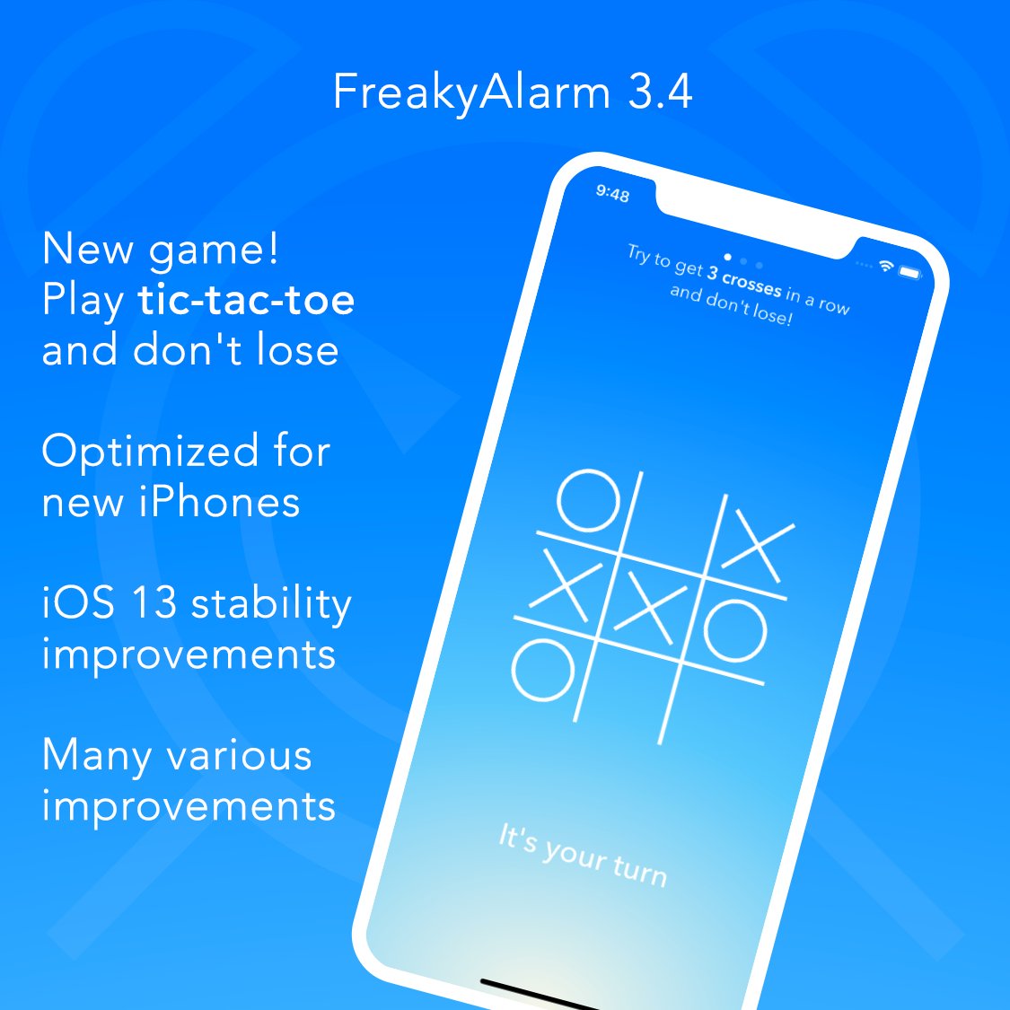 freakyalarm's tweet photo. I've been a proper sleepyhead lately, but I am now back at work and released an update! https://t.co/9v6nn0JlVs