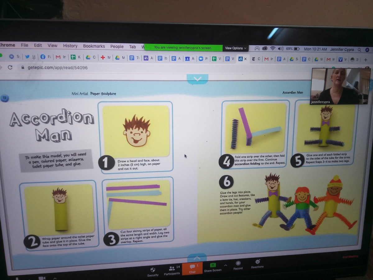 teenapen_tp's tweet photo. Glad to have shared the book " HAve Fun, Molly Lou Melon by Patty Lovell,  and creating accordion people @jennifercypra with @AISChennai elementary students #AISDesign #AISVirtual #aiselementary @biblio__babs https://t.co/7aU9Pkuzfg