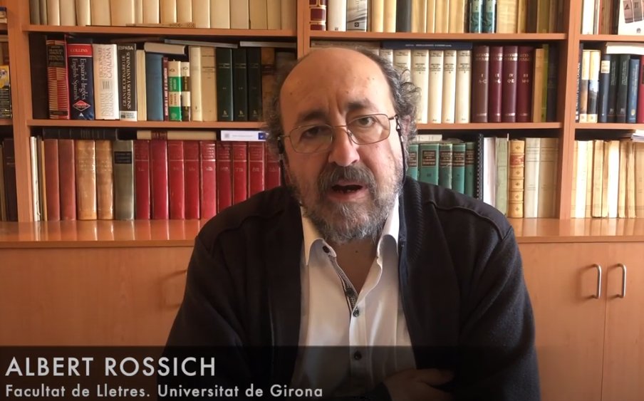 Nise_UdG's tweet photo. El professor @AlbertRossich ha penjat una masterclass sobre Joaquim Rubió i Ors en què analitza el paper d'aquest intel·lectual en la recuperació dels Jocs Florals i del català com a llengua literària. https://t.co/VLyKiJeFir https://t.co/Mk9JKJelKu