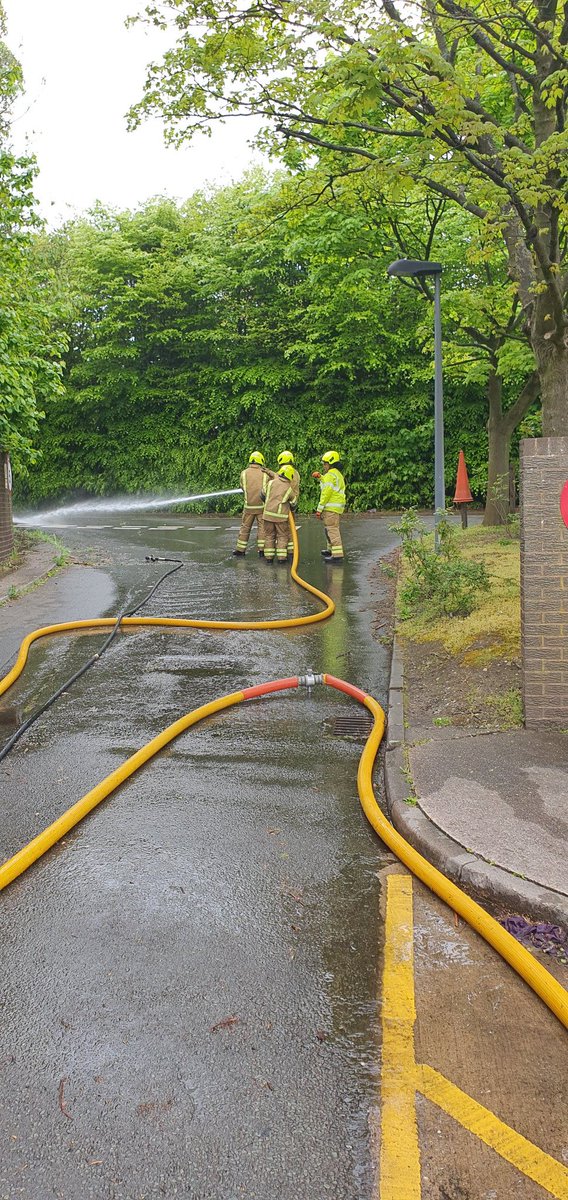 WMFS_OLPD's tweet photo. TFDP course 2/20, finalising their hose and pump skills before they are deployed next week. The trainees also joined other staff members to pay respects to those FF's that have been lost in the line of duty on today's Firefighter Memorial Day #FMD2020  @WestMidsFire https://t.co/JNAsBMAH0s