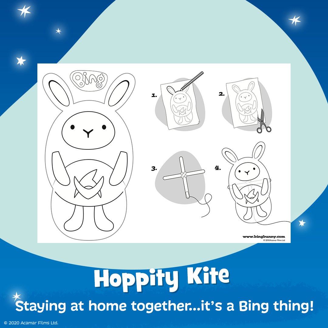 Character.com on X: Get your very own Hoppity Kite ready for the next  perfect kite-flying day 💨🪁 👉  #BingBunny   / X