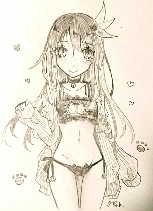 猫ランジェリーな如月ちゃんの可能性 