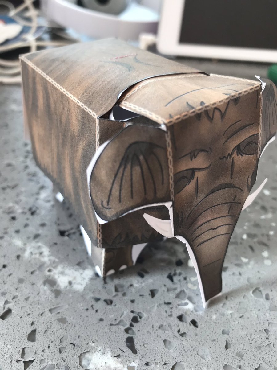 What a great Woolly Mammoth created by Jessica this morning from her BBC bitesize Stone Age work. Really impressed.... who else has made this today? <a href="/pg_primary/">Preston Grange Primary School</a> <a href="/bbcbitesize/">BBC Bitesize</a>