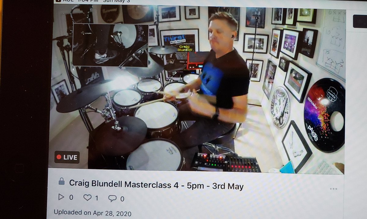 acsdrums's tweet photo. Craig Blundell Masterclass delivers again! Highly recommended. Thanks @NicKubesDrummer for the tip! @craigblundell
#ACSDrums #Drums #WeGotRiddim #LiveHappy #supportarts #TeamStevens #DrumFam #StevensStyle #StevensParty https://t.co/tFuLthj0W9