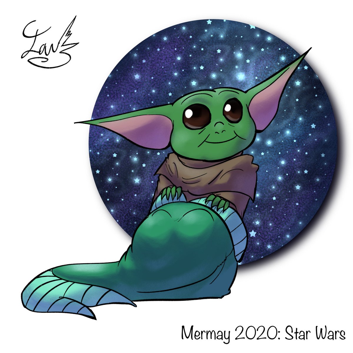 DragoLavinia's tweet photo. Mermay 2020: (4) Star Wars
Art (c) me!
#mermay #mermay2020 #mermaid #fish #underwater #sea #mermaidart #merman #mermanart #underwaterart #fantasyart #artchallenge #babyyoda #starwars #May4th #MayThe4thBeWithYou #yoda #yiddle #fanart https://t.co/YOb3Hxp7oA