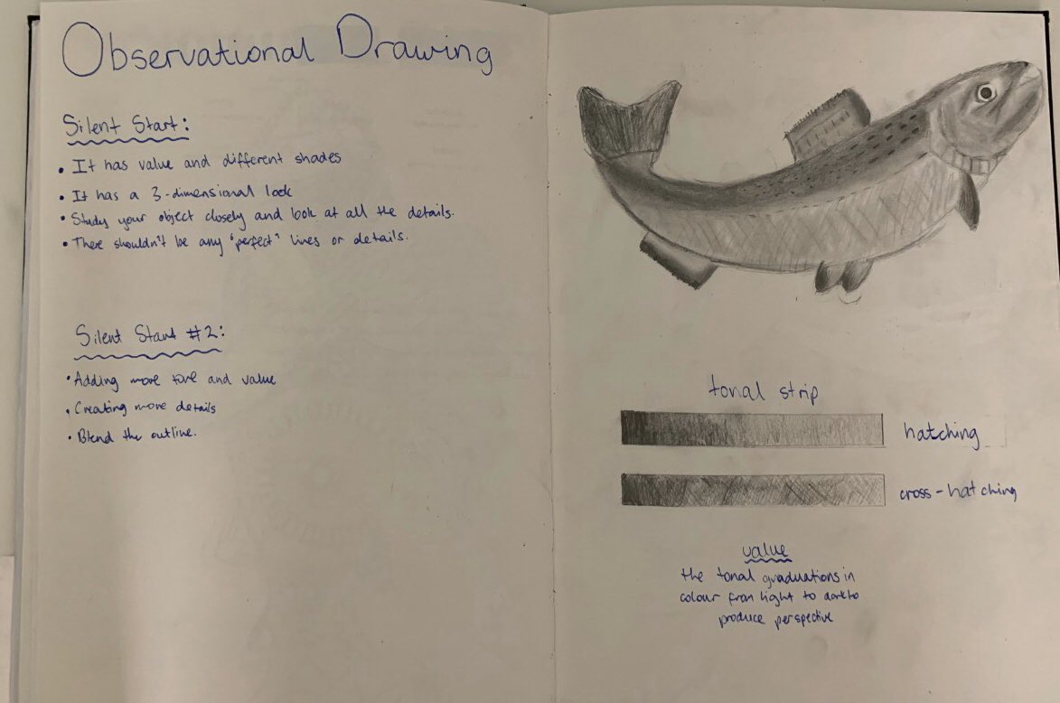DEScreativearts's tweet photo. This week our year 7 art students have submitted some excellent observational studies, based on our theme for this term: marine life!
Lovely attention to detail and rendering! Keep up the great work๐คฉ๐คฉ #DESCRemoteLearning @DESCreativearts https://t.co/cWx8XmFjlt