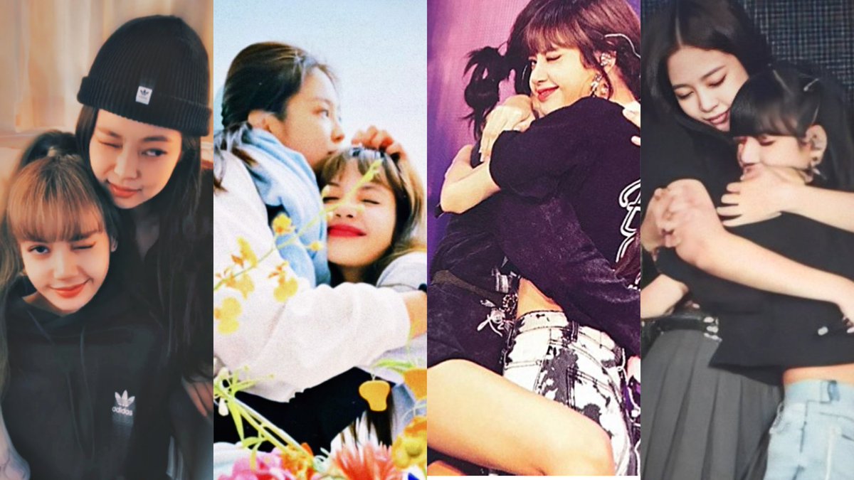 user41227's tweet photo. 4 PICS, 2 HEARTS

✓JENNIE'S BDAY (L used VPN just to greet J)
✓LISA'S BDAY (unseen photos of L with J from ELLE photoshoot)
✓HUG at the Kyocera dome before L ✈️ China
✓HUG in last Japan tour after L went from Prada Event (Italy)

😌💕
#Jenlisa @ygofficialblink https://t.co/ex86fIVVen