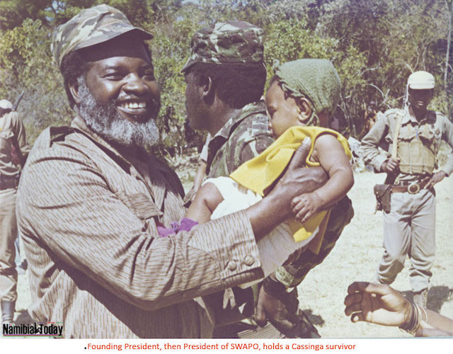 TheNamibian's tweet photo. On 4 May 1978, an attack by the South African Defence Force on the Swapo base at Cassinga in Angola killed hundreds of men, women &amp; children. Today, we remember the lives of those who were so violently massacred. Cassinga remains a day Namibians will never forget. Photos: Sourced https://t.co/RYfxV3esDD