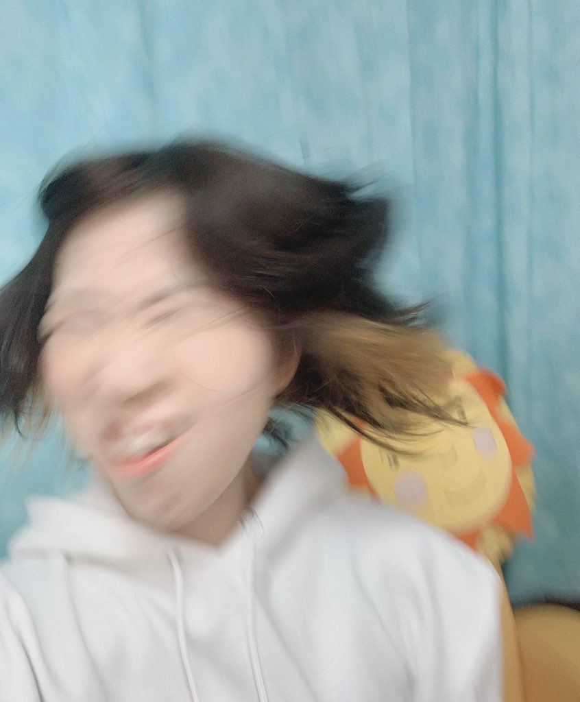 のってん こんなにブレてても歯が出てるってことはわかるすごい