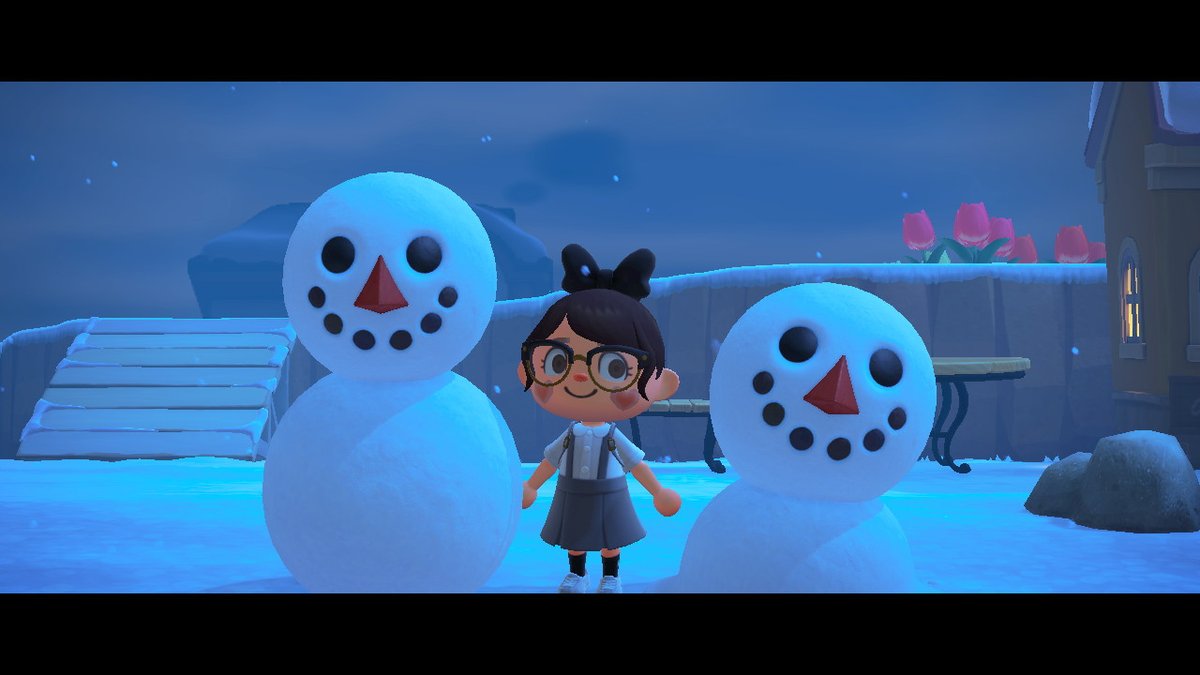 cyberpixie2's tweet photo. baby, it's cold outside #AnimalCrossing #ACNH https://t.co/tg43x8rwn4