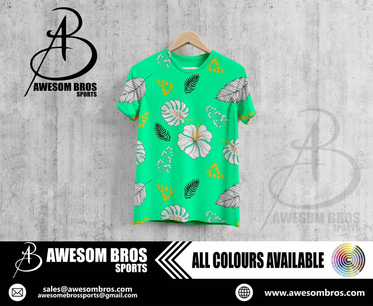 BrosAwesom's tweet photo. CUSTOMIZE SUBLIMATION T-SHIRT 👕
Contact Us
sales@awesombros.com
https://t.co/nNmLrkvCD4
WhatsApp: +923346059780
#customize #sublimated #tshirt
#awesomebrossports https://t.co/vWpzXSqyCk