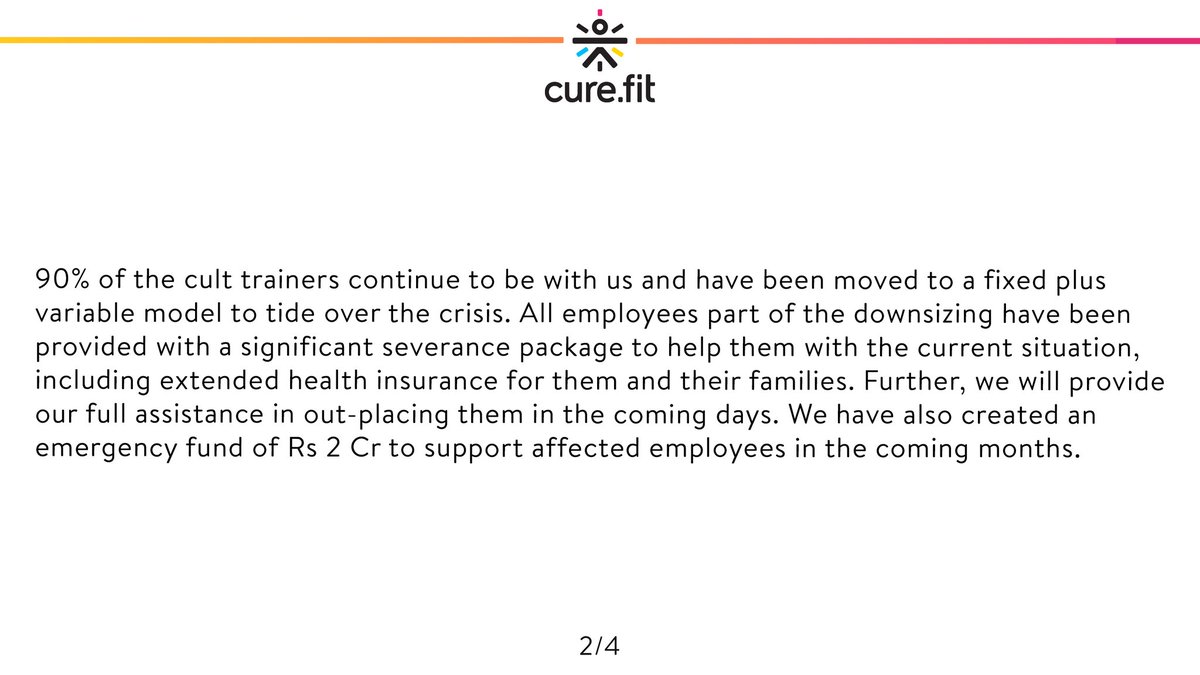 we_are_cult's tweet image. An official statement.