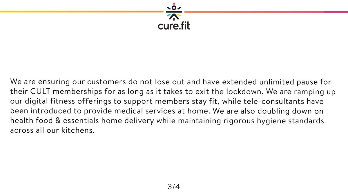 we_are_cult's tweet image. An official statement.