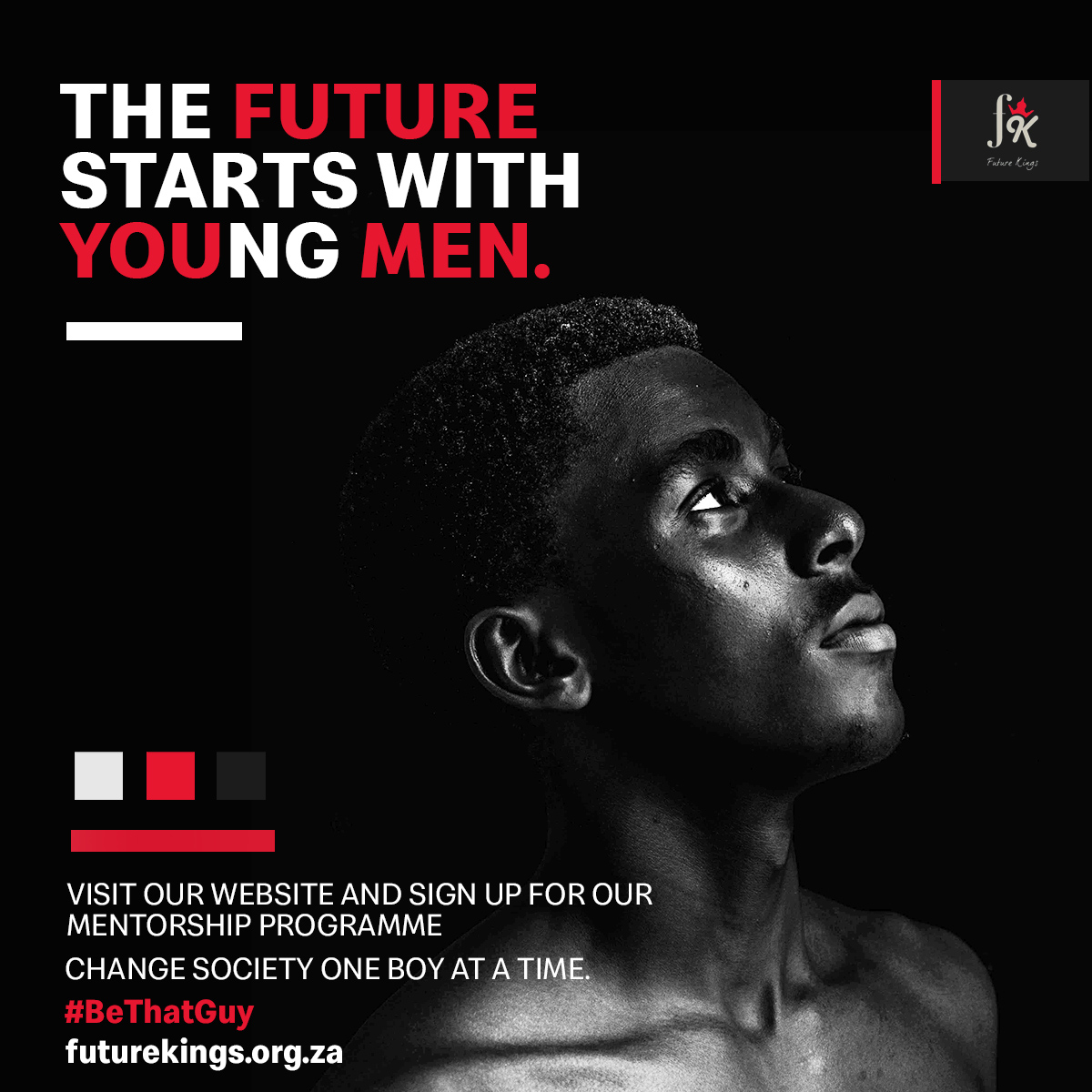 FuturekingsO's tweet photo. Every human being, every person, needs love and support to help them be the best they can be. Men are no different. #BeThatGuy and join us in building a brotherhood that is grounded on this one universal fact: We are all part of #Humxnkind https://t.co/iSYjQL4G00