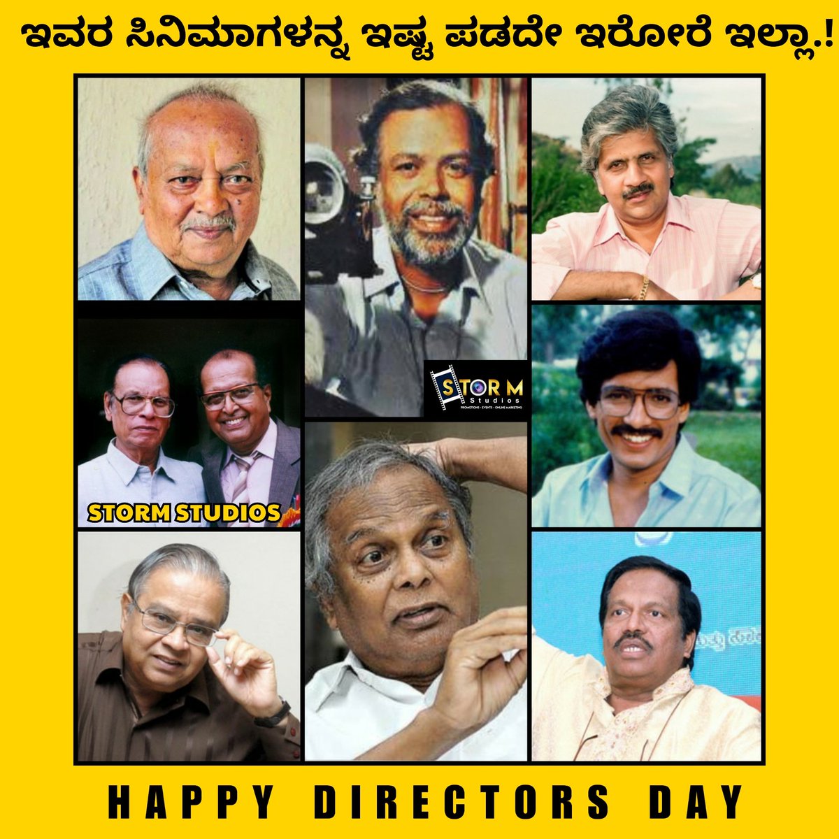 Legendary Directors ❤
#PuttannaKanagal
#DhoraiBhagawan #Siddhalingaiha #MSRajashekar #Bhargava #RajendraSinghBabu #Kashinath #Nagabharana