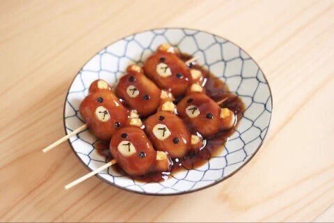 子供が見たら大喜びしそう！リラックマのお団子に「可愛すぎて食べられない」との声続出！