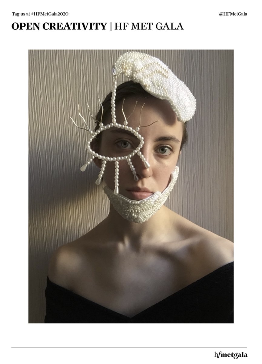 <a href="/HFMetGala/">HF Twit Met Gala</a> #HFMetGala2020 #HFMetGala 

Inspired by Maison Schiaparelli and my love for pearls