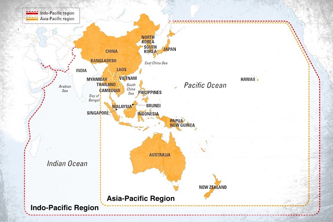  #THREAD 1: Some maps of the  #IndoPacific:A)  #IndoPacific &  #AsiaPacific regionsB) EEZ zones & 9 Dash line claims in the  #SouthChinaSeaC) Spratly Islands outposts, facilities & runwaysD) First & Second island chains, the 2 defensive maritime lines to contain  #China