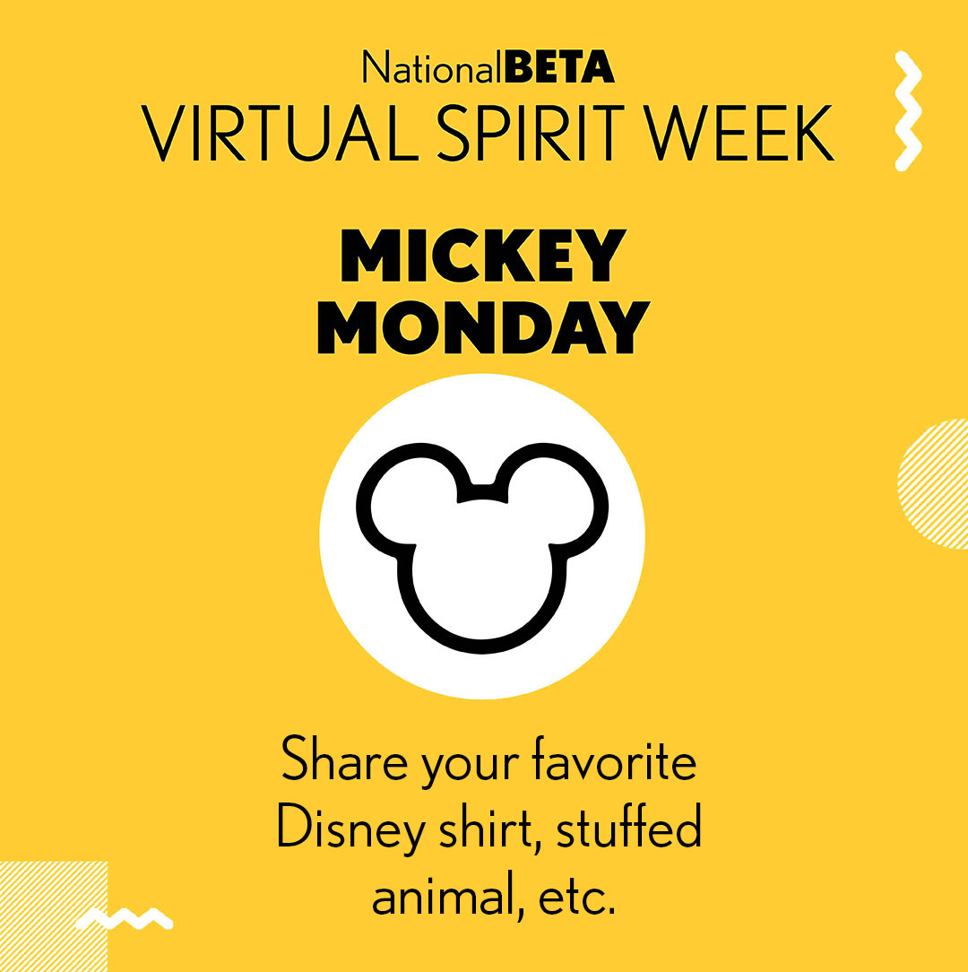 nationalbeta's tweet photo. Day 1 of #VirtualBetaSpiritWeek - MICKEY MONDAY

Let's see your favorite Disney gear! https://t.co/57BPSbftW9