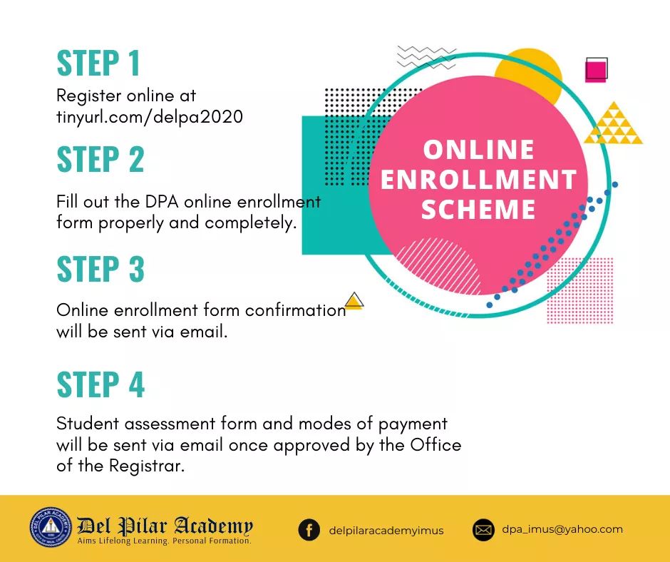 DPA_SG's tweet photo. DelPAns, 
Online Admissions are now open!

Please be guided of our online enrollment scheme during ECQ period and will continue to do so even after the ECQ in the province of Cavite is lifted.

Thank you and keep safe. https://t.co/DrTRennb2m