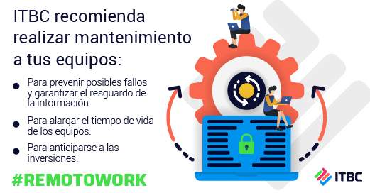 itbc_group's tweet photo. Muchas empresas que trabajan con TI se ven afectadas en el teletrabajo, al encontrarse que no realizaron el mantenimiento correctivo y preventivo de sus equipos informáticos.
https://t.co/rqd6j2GXLl ofrece el servicio para superar estos imprevistos.
#ITBCGroup #ITBC #security https://t.co/ey1KNwTqje
