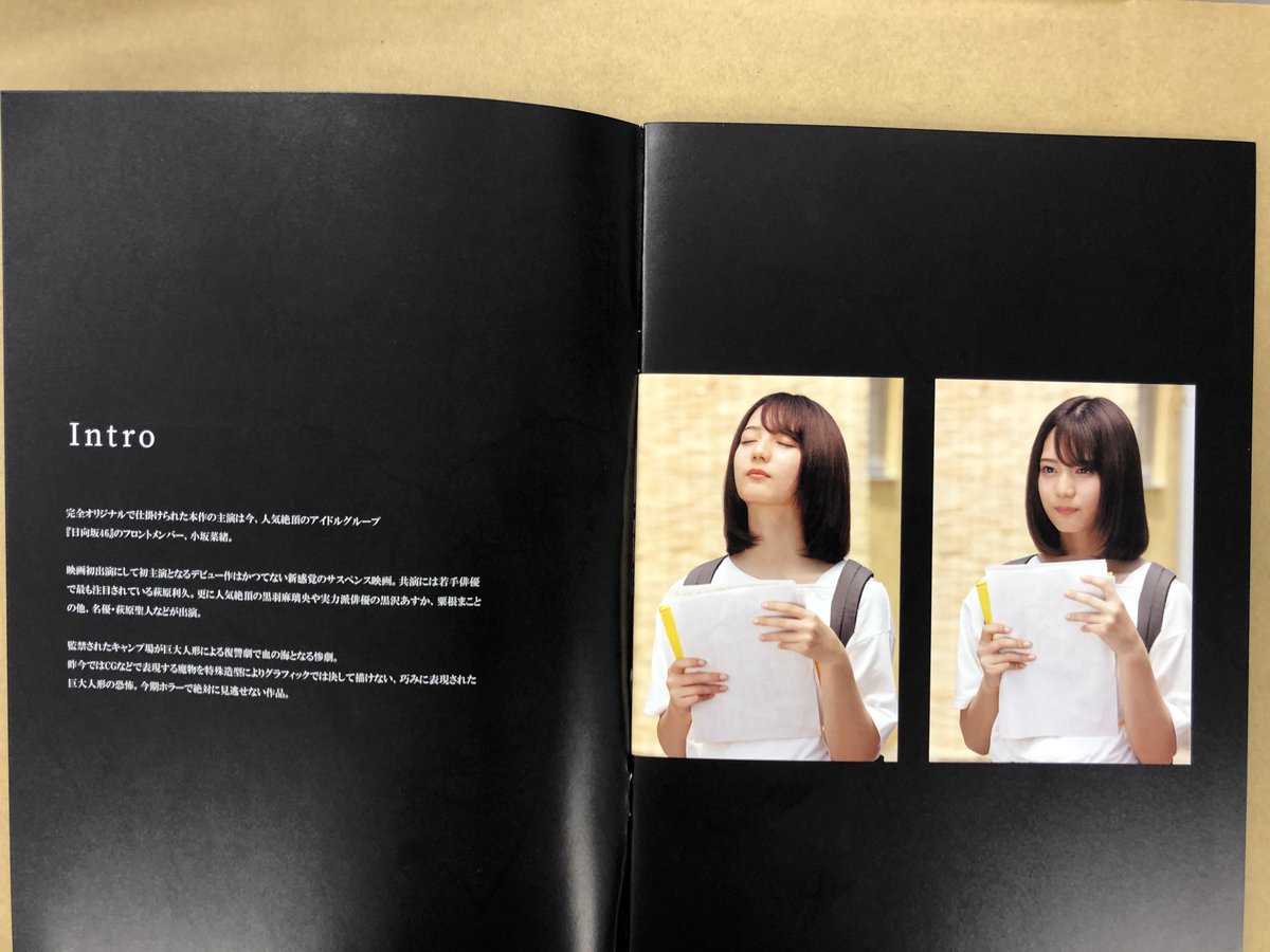 Horror_dollDoll's tweet photo. 「#恐怖人形」の劇場パンフレットが通販で販売開始をしました。DVDの発売も決まり、是非、ご鑑賞の際にはパンフレットと合わせて「恐怖人形」をお楽しみ下さい。小坂さんのオフショットは完全保存版です。https://t.co/kJ3u6bdF2h
　#小坂菜緒　#日向坂46 https://t.co/ZRb1dZHmUa
