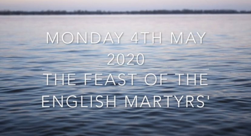 emlyhcklng's tweet photo. Today we celebrate the Feast day of the English Martyrs’. As we can’t celebrate together, please have a look at our liturgy video instead: https://t.co/UMgKAMR6TB.    @EngMartCVA @BishopPMcKinney @SRSChaplaincy @KateMannSRSCMAT @Jezz1975 @SeanMcClaffert3 https://t.co/t6xI3Vdjbf