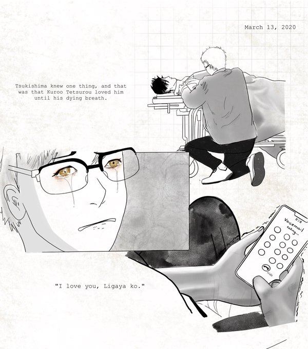 literally could not stop thinking abt         @imanidhstwt kurotsukki fic,, send help                  

Art based on @imanidhstwt fic ??

#KurooTetsuro  #haikyuufanart #kurotsuki   #tsukishima 