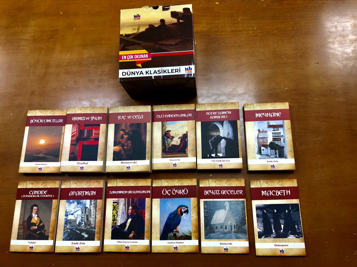 Kitap Çekilişi 📚

1 Kişiye 12 Kitaptan oluşan “Dünya Klasikleri” kitap setini hediye ediyoruz.
 
Yapmanız gerekenler: 

📍Bizi takip etmek  
📍Bu tweeti retweet etmek

Çekiliş sonucu: 11 Mayıs Pazartesi günü açıklanacaktır.  

#EvdeKal  
#KitaplaKal
#EvdeHayatVar