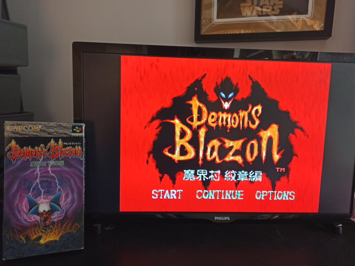 Txuitxe's tweet image. #demonsblazon aquí lo conocimos como #demonscrest #1994 #16bits #superfamicom #supernintendo #elcerebrodelabestia #nintendo #retrogamer #retrogamingcommunity #retrogames #retrogaming #retrogamers #retrogamingcollection #capcom