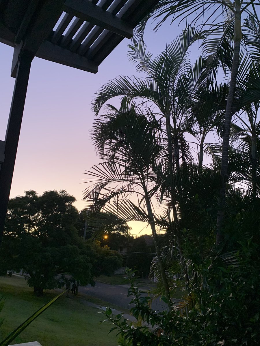 alison_mrice's tweet photo. #Brisbane #autum #sunsrt from the front deck https://t.co/9zM9skmnS9