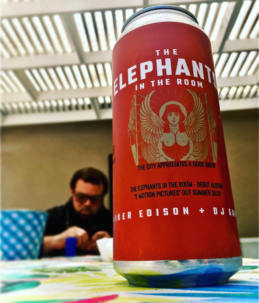 theeelephants's tweet image. It’s official! @amplifiedales just released the ELEPHANTS IN THE ROOM LAGER #StayTuned for info on how you can get a taste  #RunRic #SDRap #SDFilm #SDBeer #EMotionPictures   #SDMicrobreweries #ImbibeTheVibe #TheFreshState #Cinemafile #MeridienArts  #HomeVideoSingle