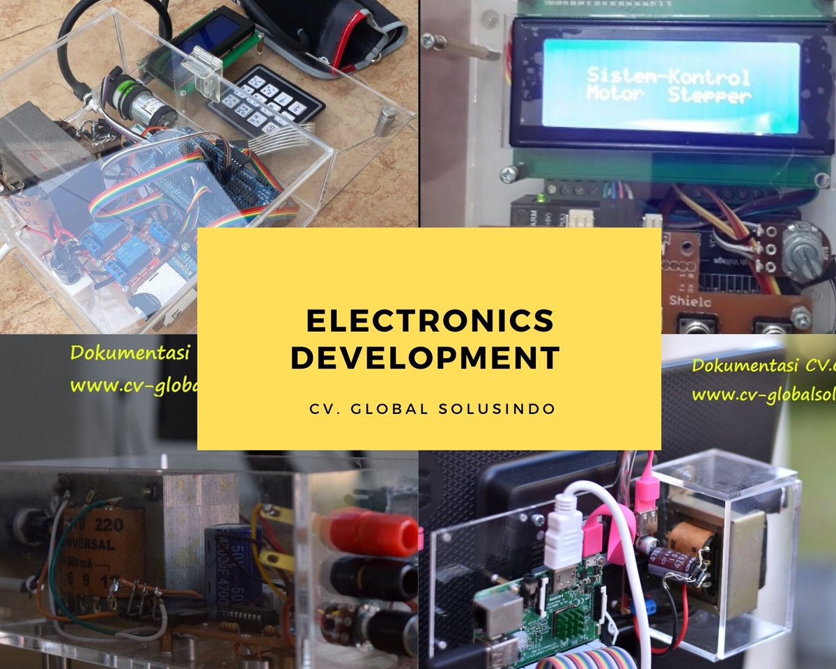 CvgsMaulana's tweet image. Jasa pembuatan aplikasi & alat otomatis berbasis IT
cv-globalsolusindo.com
#studyelectro
#jualarduino
#jualarduinomurah
#electrodevelop
#raspberrypi
#pengabdianmasyarakat
#infoteknologi
#arduino
#sisteminformasi
#arduinoproject
#mahasiswamlg
#skripsi
#sistemkontrol
#hardware