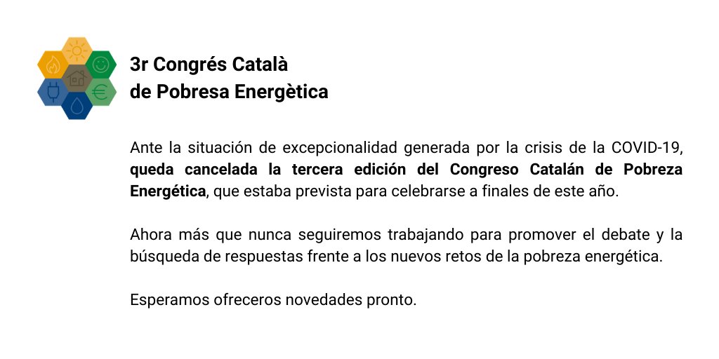 La tercera edición del Congreso, prevista para finales de 2020, ha sido cancelada debido a la crisis de la COVID-19. Esperamos ofreceros novedades pronto!
#Cuidémonos