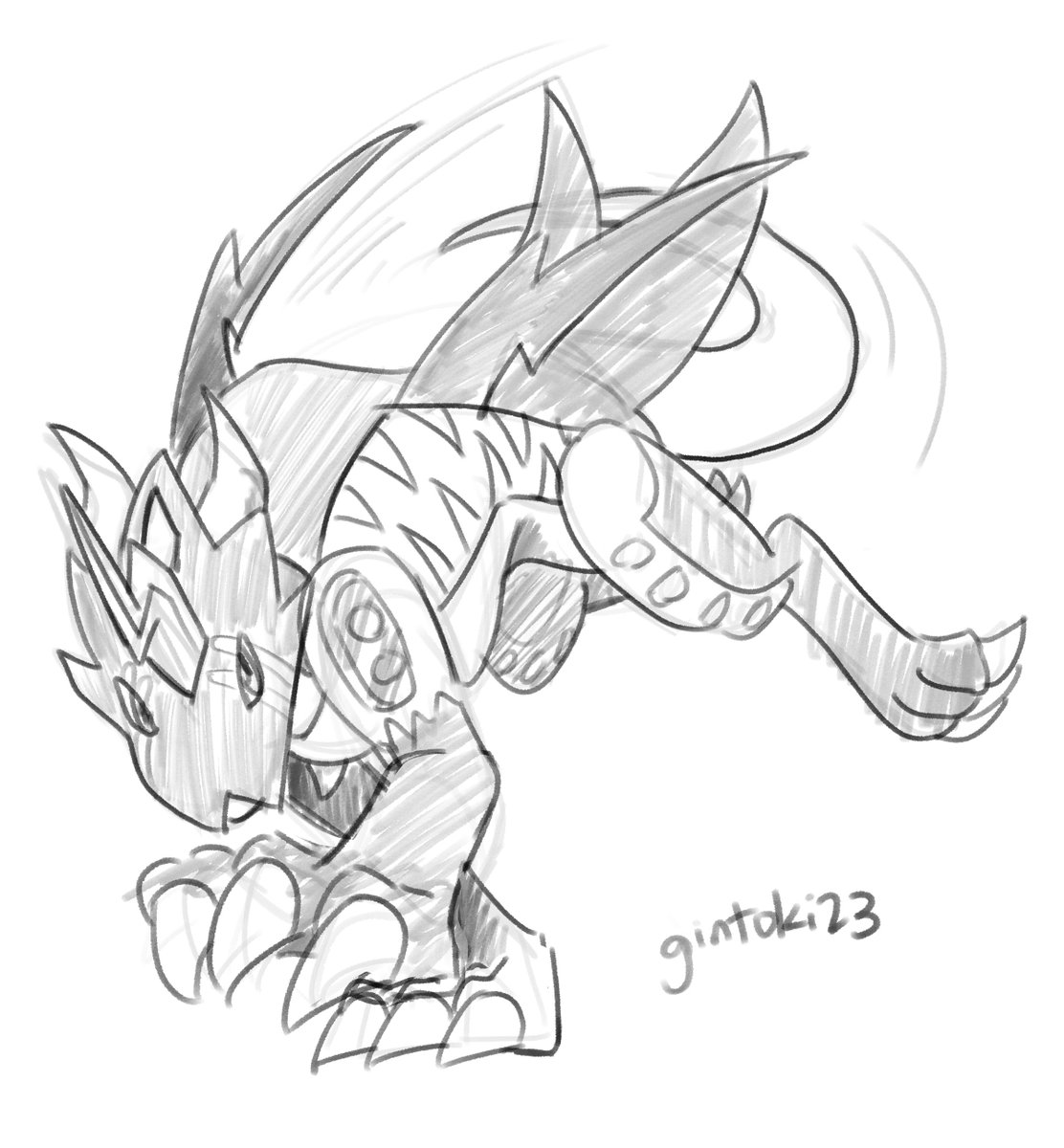 Gintoki231's tweet image. THe Japanese opening for Digimon Adventure 02 is pretty good and I always think of Raidramon posing in it. #Digimon #Digimonadventure02 #Raidramon