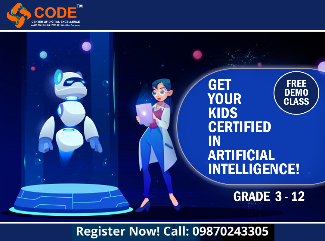 codeedutech's tweet image. Get your Kids CERTIFIED in ARTIFICIAL INTELLIGENCE!
Register for free demo: bit.ly/2y36lFS
#aicertificationcourse
#bestmachinelearningcourse
#artificialintelligenceonlinecourse
#learningathome
#elearning
#codeedutech