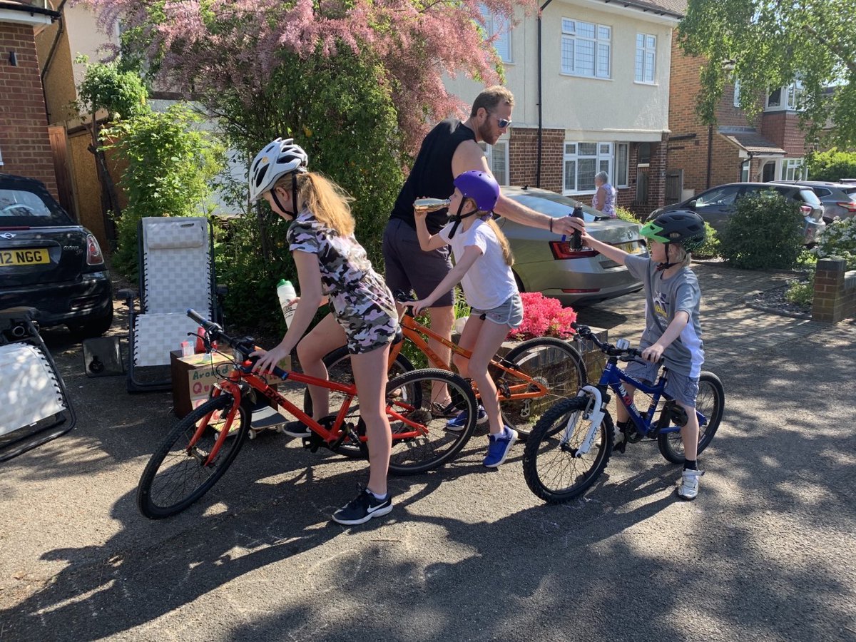 Wheatfields_'s tweet photo. A huge thank you and well done to Isla in year 6 who with her brother and sister Jack and Holly raised an amazing £926 last weekend for GOSH by biking 26 times around the block!  We heard the the whole street was out waving and cheering them along. What a brilliant achievement! https://t.co/Jybb5p29xG