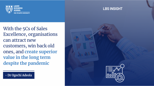 LBSNigeria's tweet photo. #LBSFaculty, Dr @OgechiAdeola and @ugbsofficial faculty, Professor Robert Hinson have developed a model that is guaranteed to help salespeople scale up profit and achieve excellence despite the pandemic.
#LBSInsight https://t.co/H1s9CcR44i