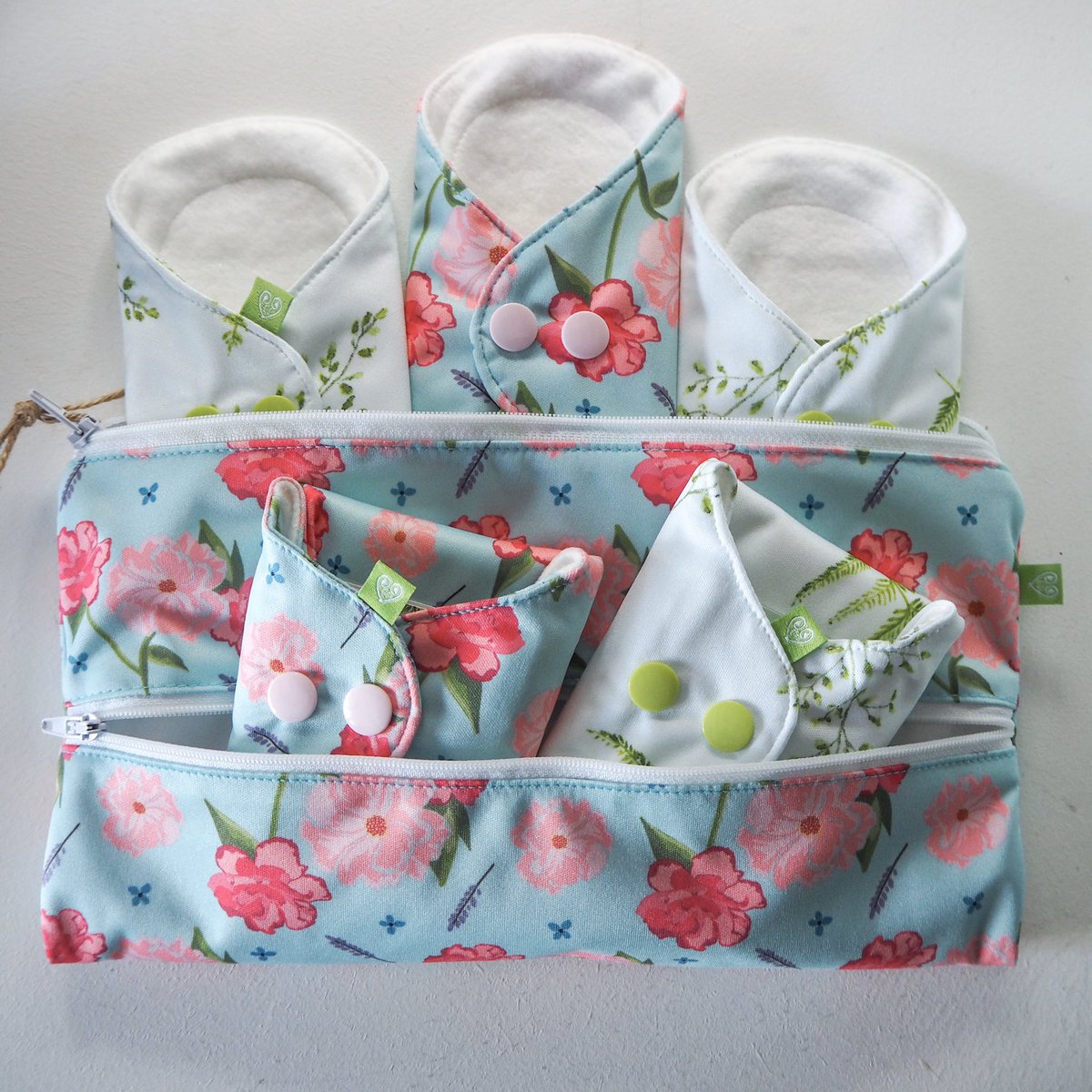 AbleEco's tweet photo. Proudly stocking reusable sanitary pads and wet bags. Cutting down on disposables one product at a time. 🌍 #reusable #ecofriendly #ecoable #ecoconscious https://t.co/wu3cx5hK3M