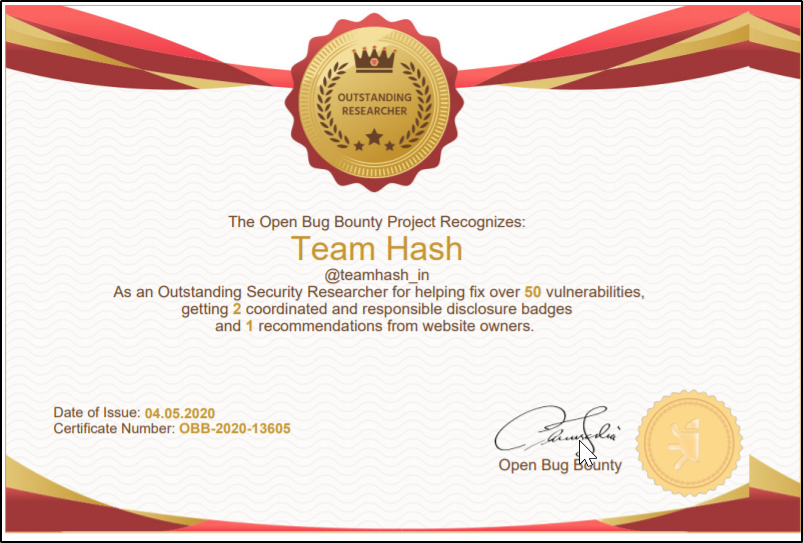 teamhashfdn's tweet photo. We have secured 50+ websites on @openbugbounty,  
#cybersecurity #bugbounty https://t.co/Iqq3mwwgtn